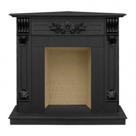 Деревянный портал Real-Flame Ottawa corner STD/EUG DN+Вставка Brick Ottawa