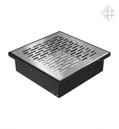 Вентиляционная решетка для камина Kratki НАПОЛЬНАЯ стальная 17x17 17/SZ/FLOOR