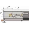 Внутрипольный конвектор длиной 1,1 м - 1,5 м Minib COIL-KO 1500