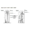 Газовый накопительный водонагреватель Baxi SAG-3 115 T
