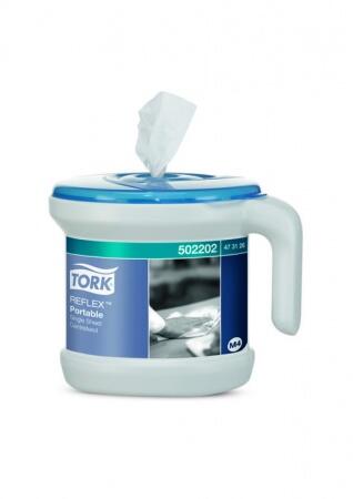 Диспенсер для бумажных полотенец Tork Reflextm переносной диспенсер белый